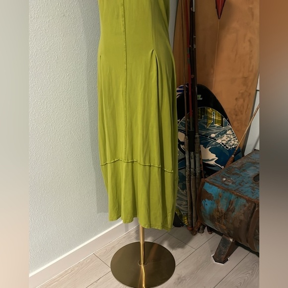 MO Fashion,Gorgeous Lime Green Lagenlook Shark-Bite Hem, Dress,EUC,Size Small - Picture 10 of 10